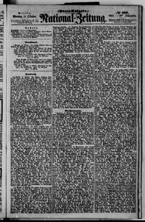 Nationalzeitung vom 19.10.1857