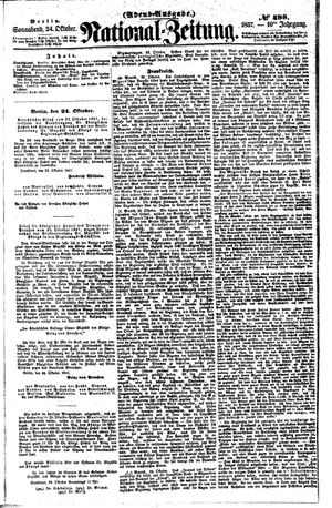 Nationalzeitung vom 24.10.1857