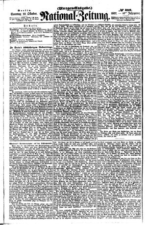 Nationalzeitung vom 25.10.1857