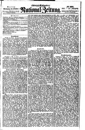 Nationalzeitung vom 28.10.1857