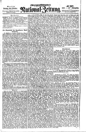 Nationalzeitung vom 30.10.1857