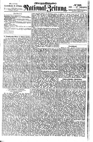 Nationalzeitung vom 31.10.1857