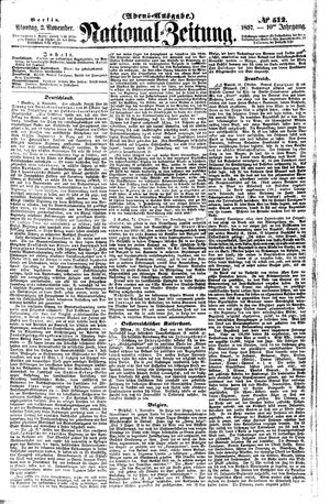 National-Zeitung vom 02.11.1857