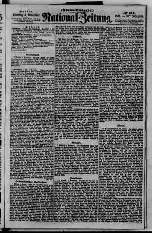 Nationalzeitung vom 03.11.1857