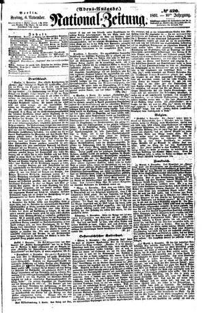 National-Zeitung vom 06.11.1857