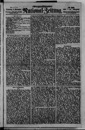 Nationalzeitung vom 08.11.1857