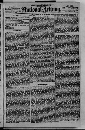 Nationalzeitung vom 10.11.1857