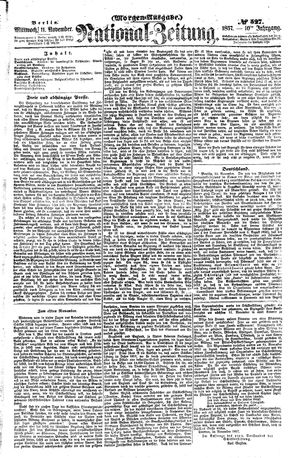 National-Zeitung vom 11.11.1857