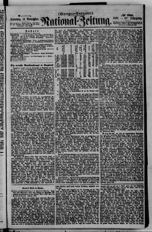 Nationalzeitung vom 15.11.1857