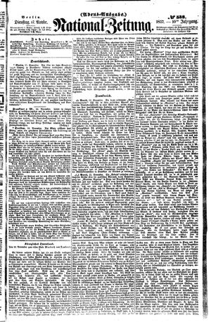 National-Zeitung vom 17.11.1857