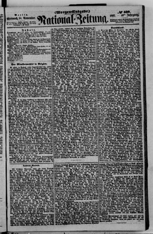 Nationalzeitung on Nov 18, 1857