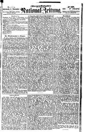 Nationalzeitung vom 18.11.1857