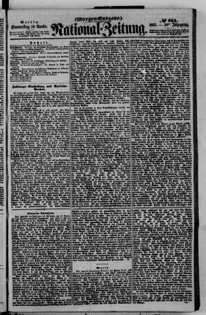 Nationalzeitung vom 19.11.1857