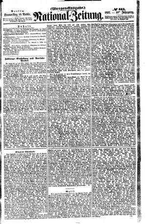 Nationalzeitung vom 19.11.1857