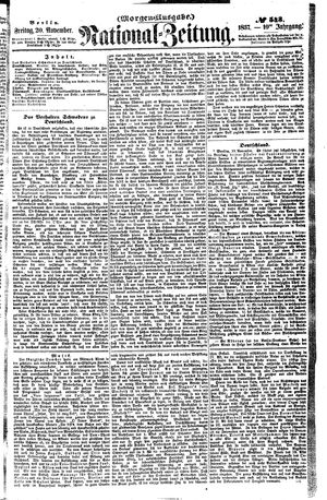 Nationalzeitung vom 20.11.1857