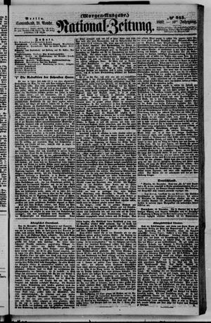 Nationalzeitung vom 21.11.1857
