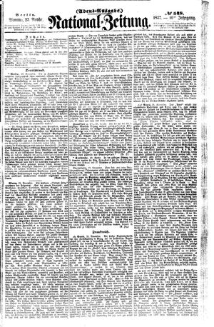 Nationalzeitung vom 23.11.1857