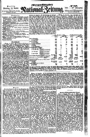 Nationalzeitung vom 24.11.1857