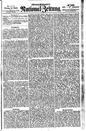 Nationalzeitung vom 30.11.1857