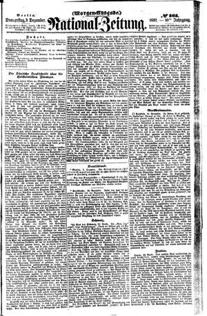 Nationalzeitung vom 03.12.1857