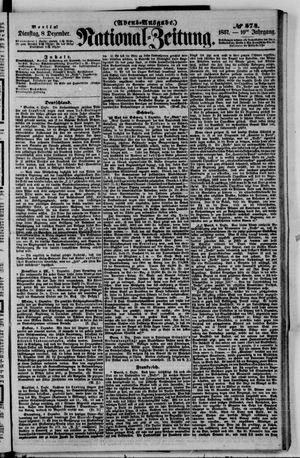 Nationalzeitung vom 08.12.1857