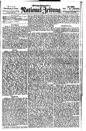 Nationalzeitung vom 12.12.1857