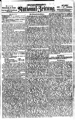 Nationalzeitung vom 19.12.1857