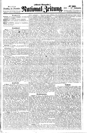 Nationalzeitung on Dec 22, 1857