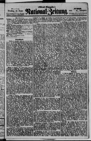 Nationalzeitung vom 29.12.1857