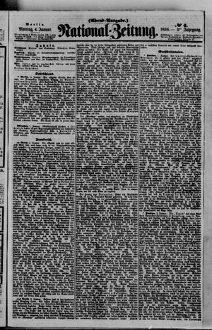 Nationalzeitung vom 04.01.1858