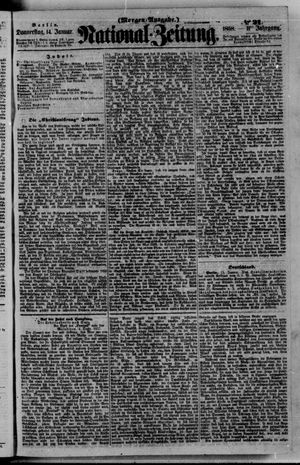 National-Zeitung vom 14.01.1858