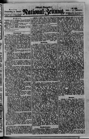 National-Zeitung vom 14.01.1858