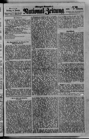 Nationalzeitung vom 15.01.1858