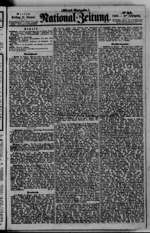 Nationalzeitung vom 15.01.1858