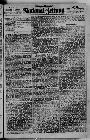 Nationalzeitung vom 17.01.1858
