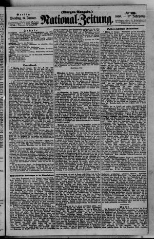 Nationalzeitung vom 19.01.1858