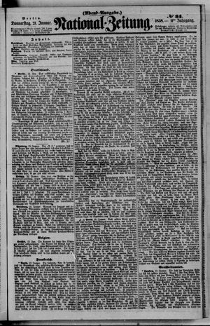Nationalzeitung on Jan 21, 1858