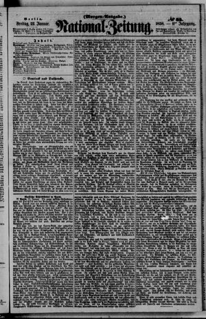 Nationalzeitung vom 22.01.1858