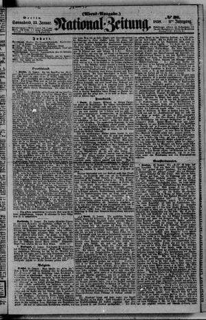 Nationalzeitung on Jan 23, 1858
