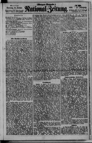 Nationalzeitung vom 24.01.1858