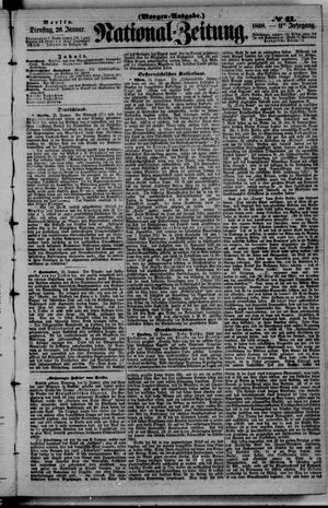 Nationalzeitung vom 26.01.1858