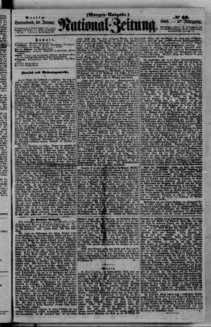 Nationalzeitung vom 30.01.1858