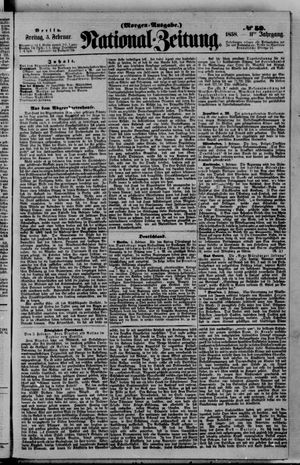 Nationalzeitung vom 05.02.1858