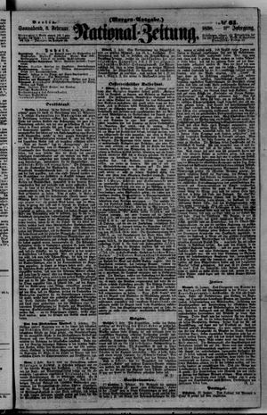 Nationalzeitung vom 06.02.1858