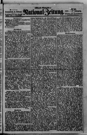 Nationalzeitung on Feb 13, 1858