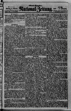 Nationalzeitung vom 15.02.1858