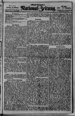 Nationalzeitung on Feb 19, 1858