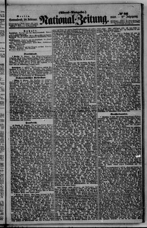Nationalzeitung on Feb 20, 1858