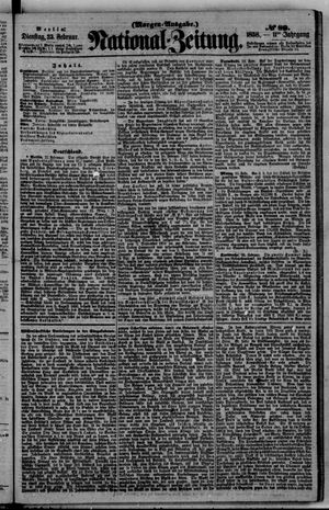 National-Zeitung vom 23.02.1858