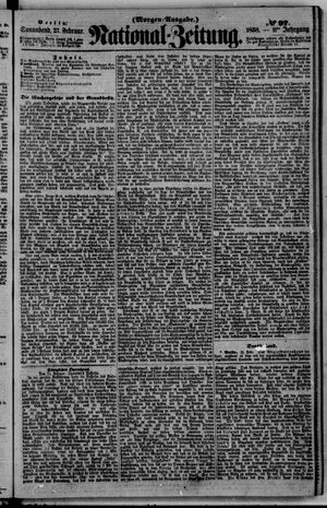 Nationalzeitung vom 27.02.1858